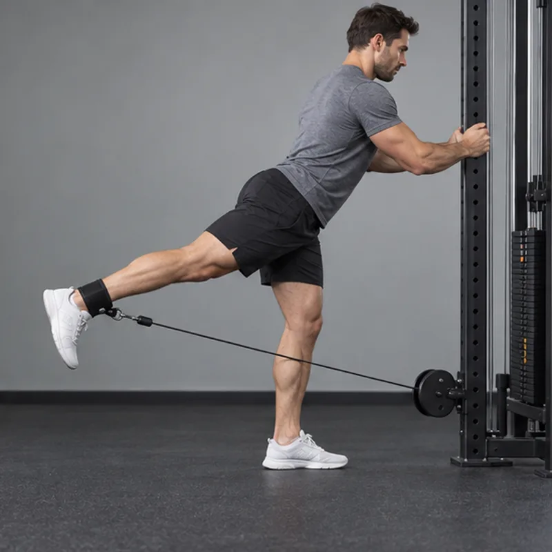 Cable Glute Kickback exercise illustration
