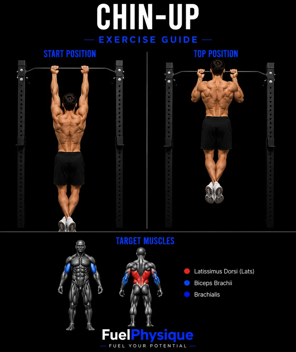 Chin Up exercise illustration