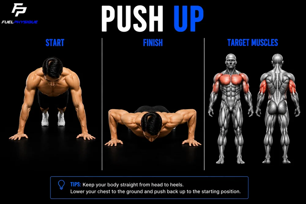 Push Up exercise illustration