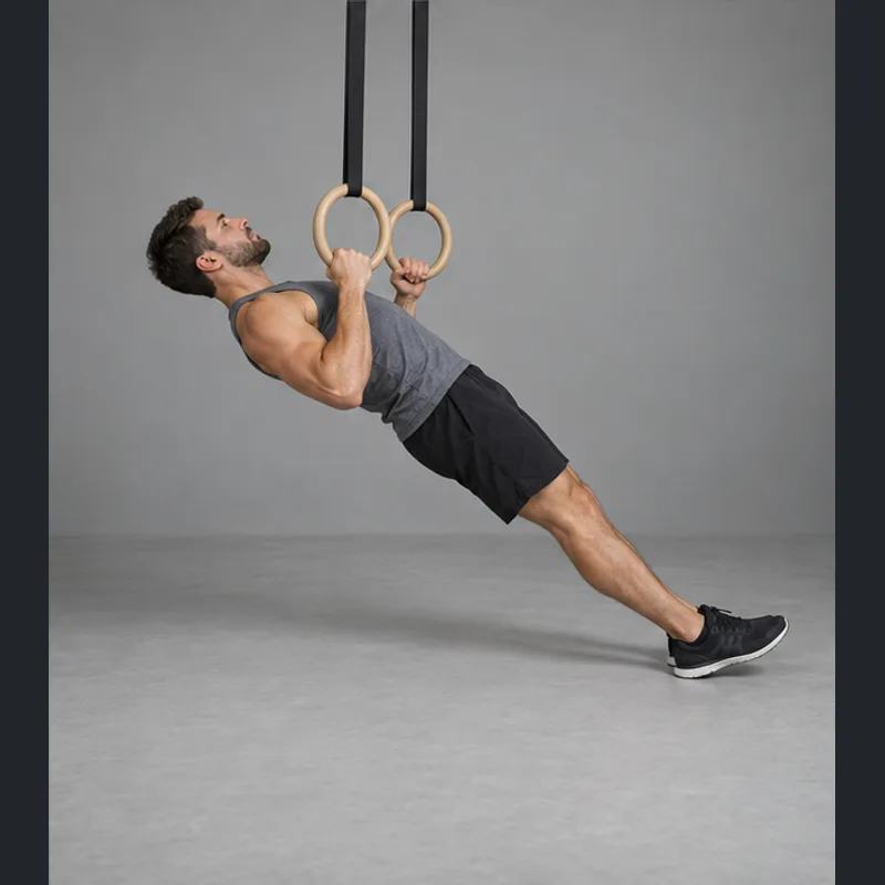 Ring Row exercise illustration