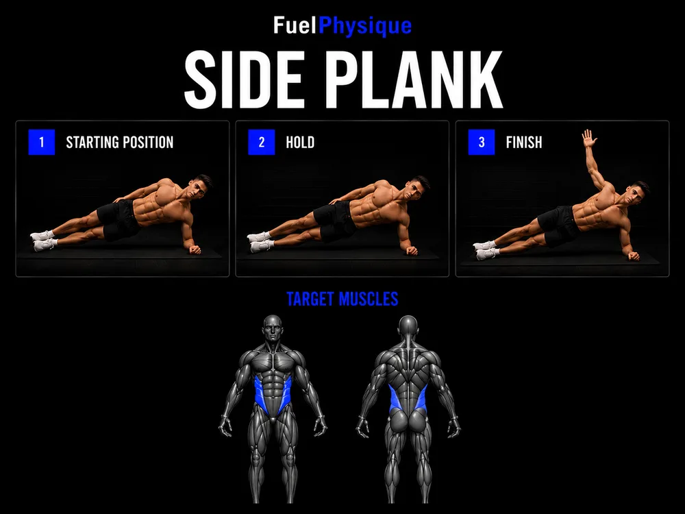 Side Plank exercise illustration